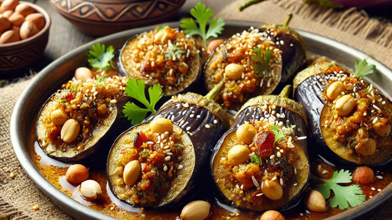 Bharli VangiChef Paramveer Burmhi says Bharli Vangi is a special Diwali dish in Maharashtra as it represents the richness and warmth of the festival. The stuffing of peanuts, coconut, and sesame reflects the use of local ingredients that lend a festive touch to the meal